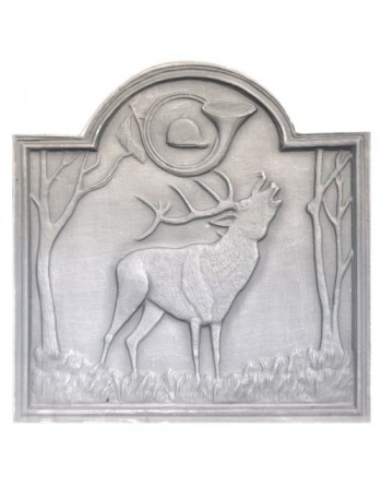 Plaque de cheminée Cerf au Bois