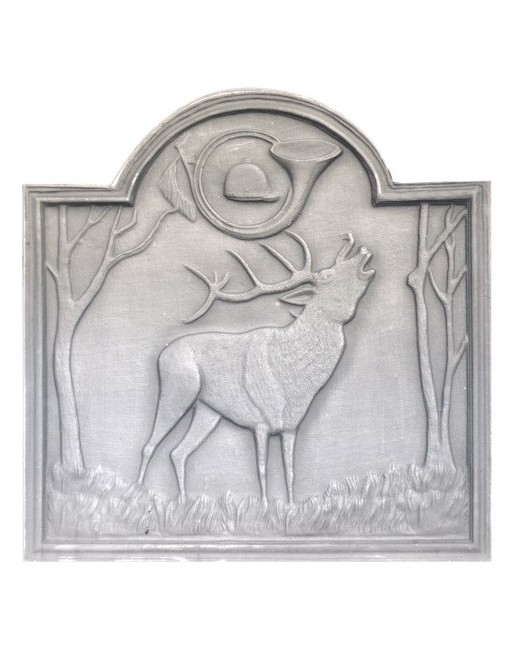 Plaque de cheminée Cerf au Bois
