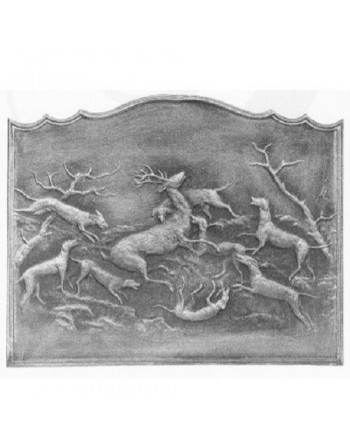 Plaque de cheminée Chasse à Courre Gull