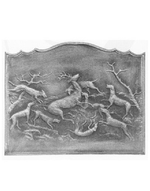 Plaque de cheminée Chasse à Courre Gull