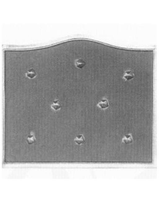 Plaque de cheminée Clous