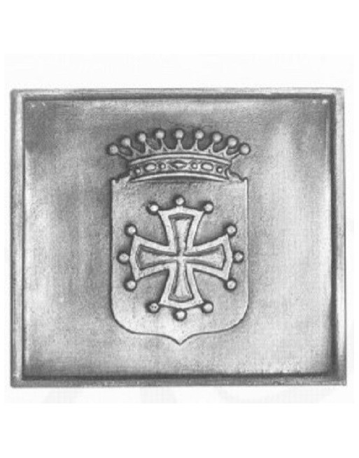 Plaque de cheminée Croix du Languedoc
