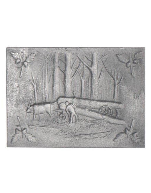 Plaque de cheminée Le Débardage