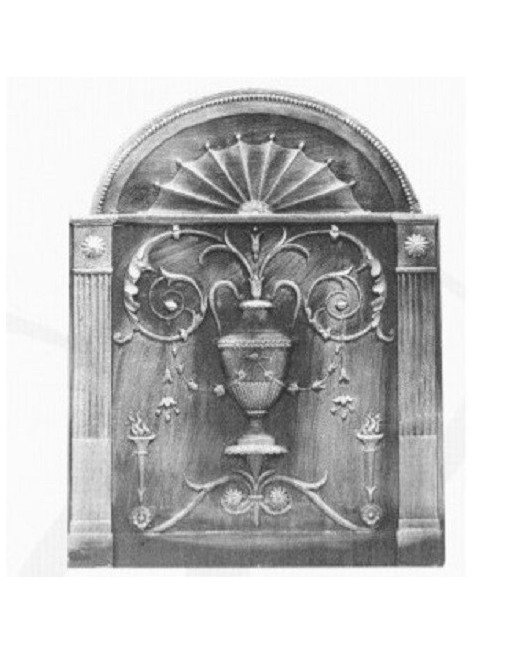 Plaque de cheminée Le vase Fleuri