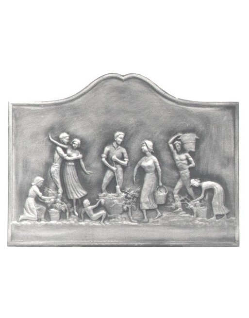 Plaque de cheminée Les Vendanges