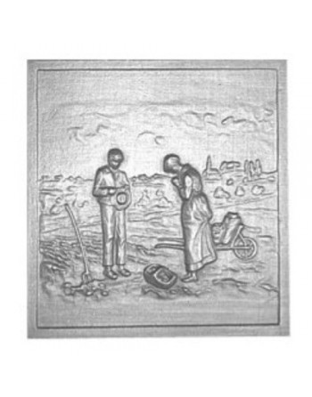 Plaque de cheminée Angelus PM