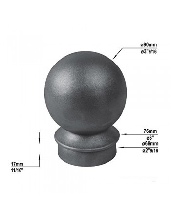 Cast iron ball Diameter 90mm