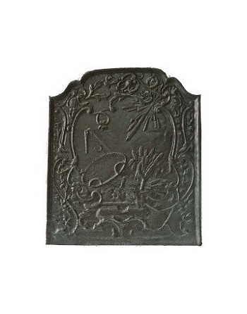 PLAQUE DE CHEMINÉ FONTE...