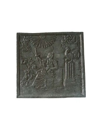PLAQUE DE CHEMINÉ FONTE...
