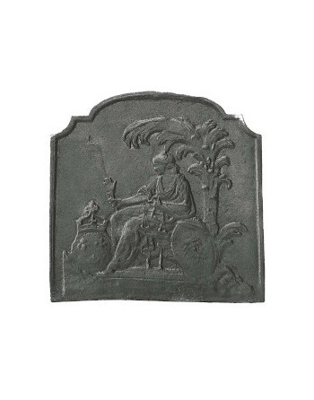 PLAQUE DE CHEMINÉ FONTE...