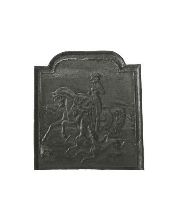 PLAQUE DE CHEMINÉ FONTE...