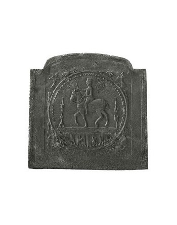 PLAQUE DE CHEMINÉ FONTE...