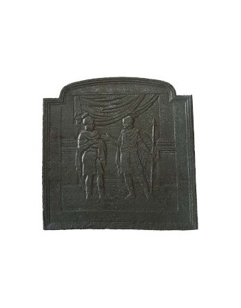 PLAQUE DE CHEMINÉ FONTE...