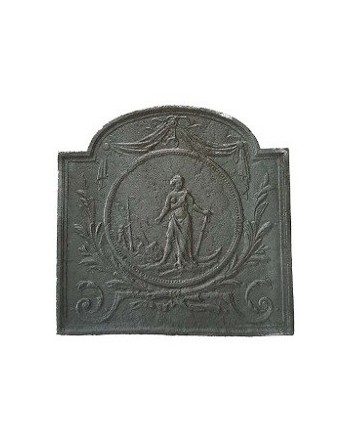PLAQUE DE CHEMINÉE FONTE...