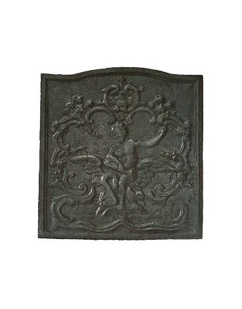 PLAQUE DE CHEMINÉ FONTE...