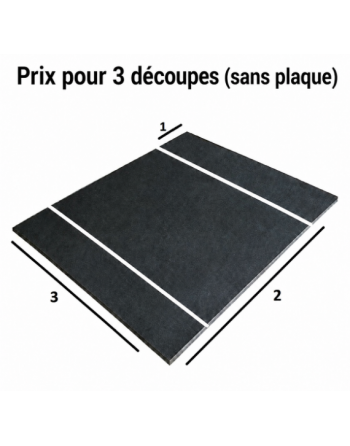 3 Decoupe sur mesure Plaque...