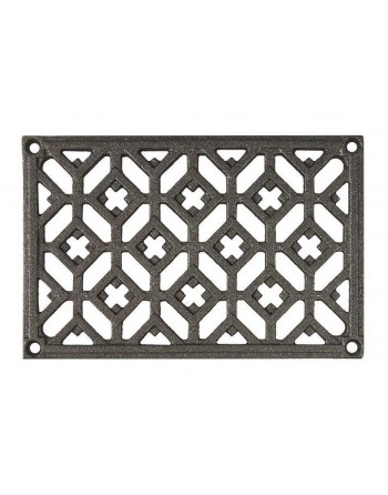 Grille d'aeration rectangle fonte